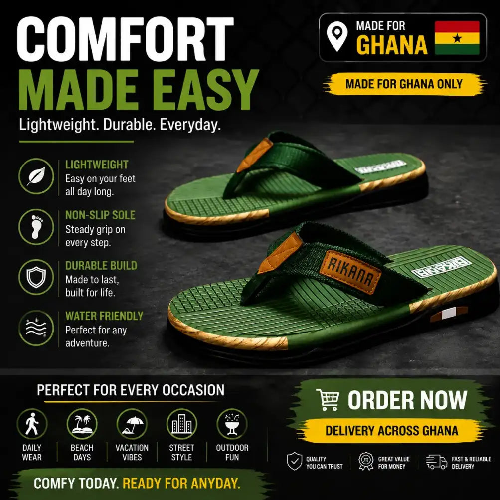 Non-slip, stylish and versatile flip-flops