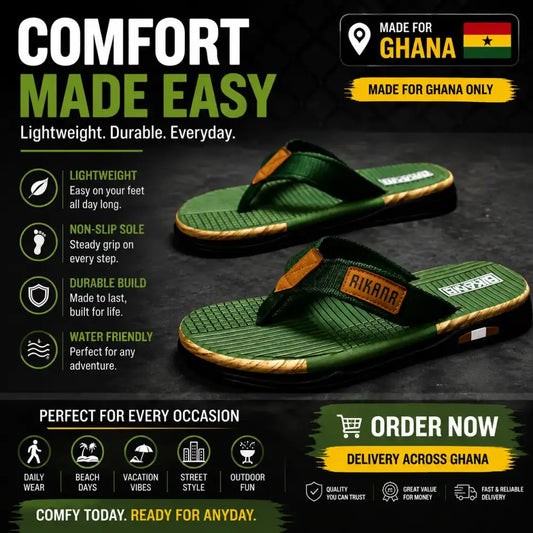 Non-slip, stylish and versatile flip-flops